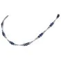 Estate Sapphire Diamond 18K Gold Ombre Tennis Necklace|Dover Jewelry|