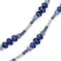 Estate Sapphire Diamond 18K Gold Ombre Tennis Necklace|Dover Jewelry|