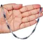 Estate Sapphire Diamond 18K Gold Ombre Tennis Necklace|Dover Jewelry|