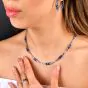 Estate Sapphire Diamond 18K Gold Ombre Tennis Necklace|Dover Jewelry|
