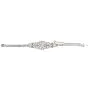 Antique Old European Diamond Platinum Filigree Line Bracelet|Dover Jewelry|