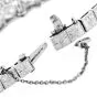 Antique Old European Diamond Platinum Filigree Line Bracelet|Dover Jewelry|