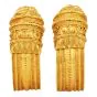 Vintage Greek  21K Gold Lion Head Hoops|Dover Jewelry|