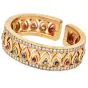 Cartier French Tanjore Diamond Gemstone 18K Bangle|Dover Jewelry|