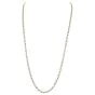 Buccellati Curb Chain 18K Two Tone Gold Long Necklace|Dover Jewelry|