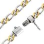 Buccellati Curb Chain 18K Two Tone Gold Long Necklace|Dover Jewelry|
