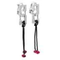 Cartier Le Baiser Du Dragon Diamond 18K Gold Drop Earrings