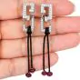 Cartier Le Baiser Du Dragon Diamond 18K Gold Drop Earrings