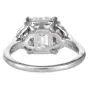 Cartier GIA 4.77cts Emerald Cut Diamond Platinum Engagement Ring|Dover Jewelry|