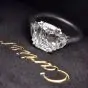 Cartier GIA 4.77cts Emerald Cut Diamond Platinum Engagement Ring|Dover Jewelry|