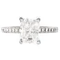 Custom Radiant Cut GIA Certified Diamond Engagement Ring
