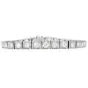 Vintage 4.75 carats Diamond Platinum Square Line Bracelet|Dover Jewelry|