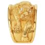 Vintage Diamond Panther 18K Gold Wide Cuff Bracelet|Dover Jewelry|