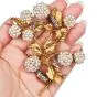 Vintage 1930s Pearl & Diamond 18K Blossom Floral Brooch