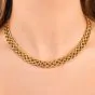 Buccellati Vintage 18K Yellow Gold Woven Collar Necklace|Dover Jewelry|