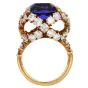 Tiffany & Co. Vintage 12.90cts Tanzanite Diamond Cocktail Ring