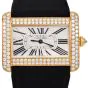 Cartier Tank Divan 2602 18K Yellow Gold Diamond-Set Watch|Dover Jewelry|