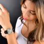 Cartier Santos Dumont 2650 18K Pink Gold Diamond-Set Watch|Dover Jewelry|