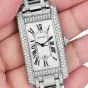 Cartier Tank American Diamond 18k Gold Unisex Watch Ref 2940