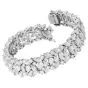 Luxurious 24.55carat Diamond Platinum Wrap Bracelet|Dover Jewelry|