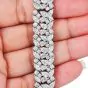 Luxurious 24.55carat Diamond Platinum Wrap Bracelet|Dover Jewelry|