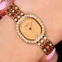 Patek Philippe diamond Bracelet 18K Gold Ladies Mechanical Watch