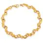 Vintage Mermaid 18K Yellow Gold Link Bracelet|Dover Jewelry|