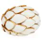 Itallian Enamel 18 k yellow Gold Bombe Dome Ring