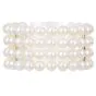 Buccellati Four-Strand Pearl Diamond Emerald 18K Bracelet