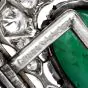 Buccellati Four-Strand Pearl Diamond Emerald 18K Bracelet