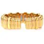 GIA No Heat Ruby Cabochon Diamond 18K Gold Cuff Bracelet