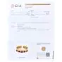 GIA No Heat Ruby Cabochon Diamond 18K Gold Cuff Bracelet