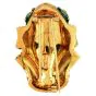 Hidalgo Miami 1990s Ruby 18K Gold Enamel Frog Brooch pin