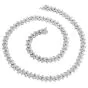 Floral Diamond 4.50cts Tennis Necklace 18K White Gold|Dover Jewelry|