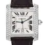 Cartier Tank Française 2366 33mm 18K Diamond Watch Box Papers