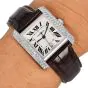 Cartier Tank Française 2366 33mm 18K Diamond Watch Box Papers