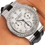 Bvlgari Diagono 35mm Chronograph 18K Diamond Watch Ref CHW 35 G