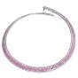 Mystery-Set Pink Sapphire & Diamond 58.60cts 18K Gold Necklace|Dover Jewelry|