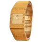 1980s Piaget Polo 18K Yellow Gold Textured Watch Ref 7131 C516