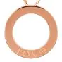 Cartier LOVE Pendant – 3 Diamonds, 18K Rose Gold, Iconic Design