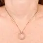 Cartier LOVE Pendant – 3 Diamonds, 18K Rose Gold, Iconic Design