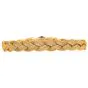 Antique Victorian Braided Diamond Bracelet in 14k Yellow Gold