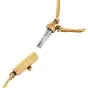 GIA Multicolor Tourmaline Cabochon Diamond 18K Gold Fringe Necklace 