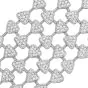 Luxury 10.25cts Diamond Triangle Link 18K Gold Wide Bracelet|Dover Jewelry|