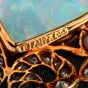 Vintage Tiffany & Co. Heart Opal Diamond 18K Gold Brooch|Dover Jewelry|