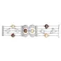 14K White Gold Pearl 20.64cts Diamond Multi-Row Statement Bracelet |Dover Jewelry|