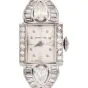 Antique Hamilton Diamond Platinum Ladies Cocktail Watch