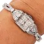 Antique Hamilton 4.80cts Diamond Platinum Ladies Cocktail Watch