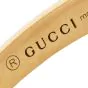 Gucci 18K Yellow Gold Interlocking GG Engraved Cuff Bracelet