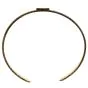 Gucci 18K Yellow Gold Interlocking GG Engraved Cuff Bracelet